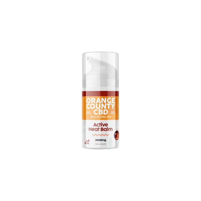 Orange County CBD 2000mg Active Heat Balm 100ml