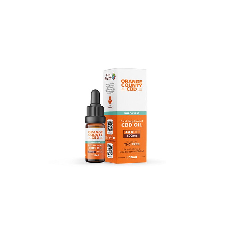 Orange County CBD 500mg Broad Spectrum CBD Oil - 10ml