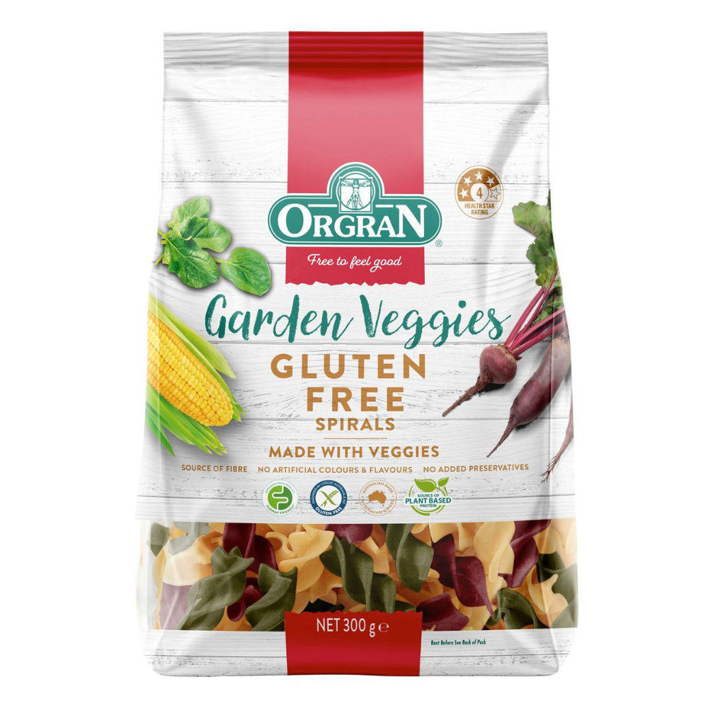 Orgran Garden Veggies Spirals 350g