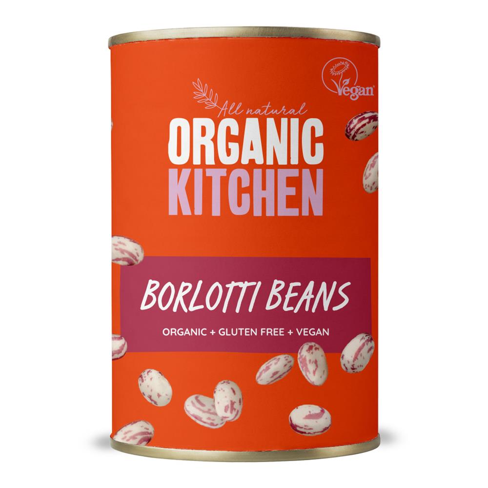 Organic Borlotti Beans 400g