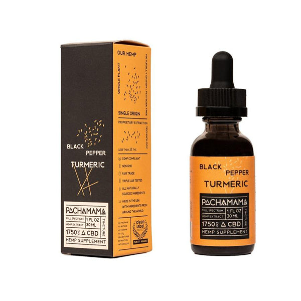 PACHAMAMA Tincture CBD Black Pepper Turmeric 30ml