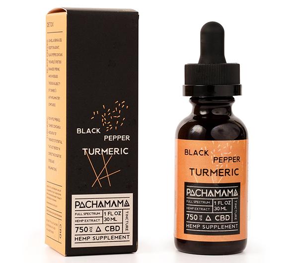 PACHAMAMA Tincture CBD Black Pepper Turmeric 30ml