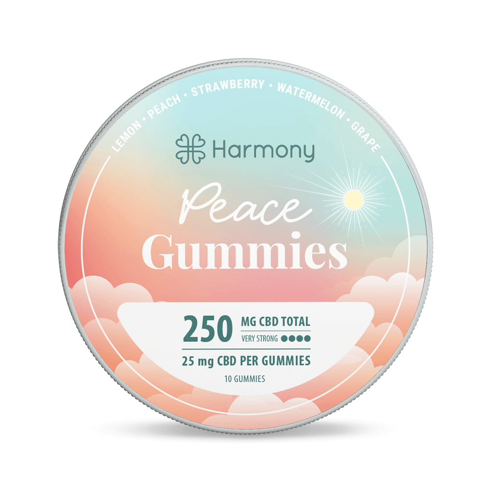 Harmony Peace Gummies 250mg 10pcs