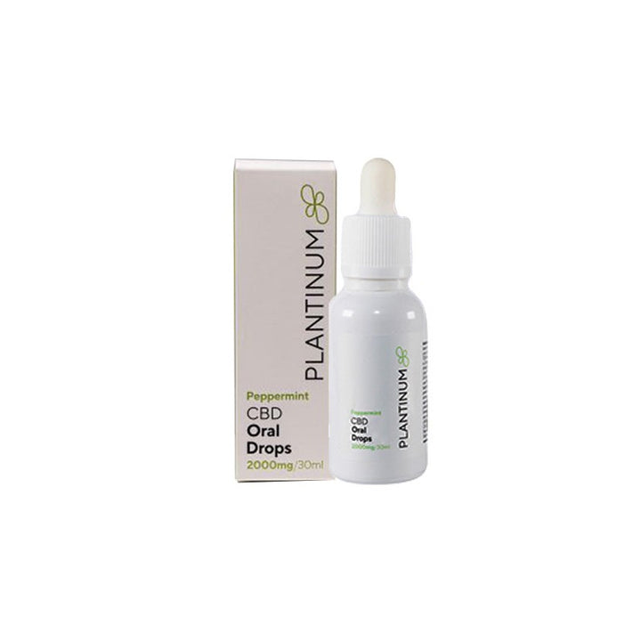 Plantinum CBD 2000mg CBD Peppermint Oral Drops - 30ml