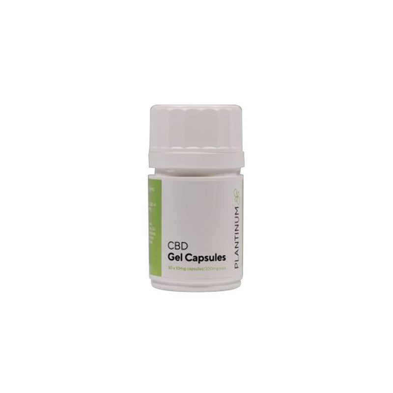 Plantinum CBD 300mg CBD Soft Gel Capsules - 30 Caps