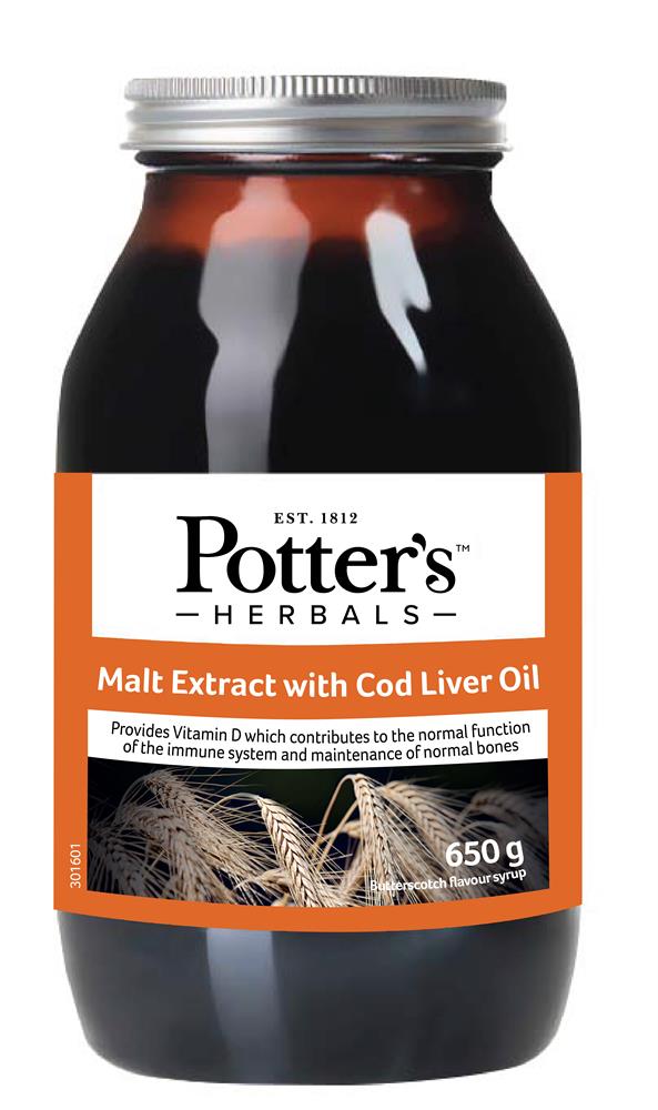 Malt Extract & Cod Liver Oil & Honey & Butterscotch 650g