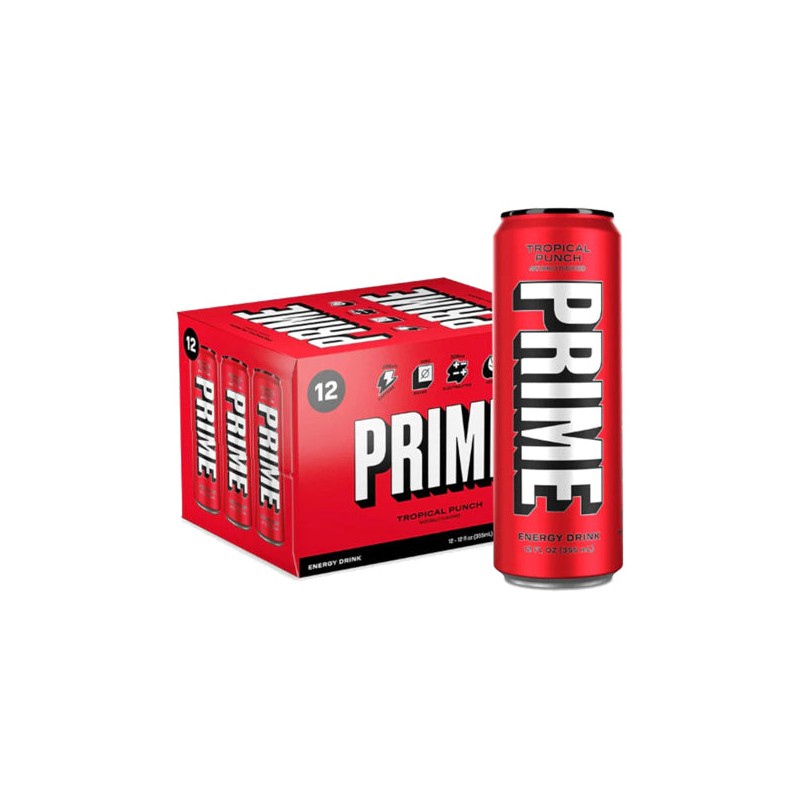 PRIME Energy USA Tropical Punch Drink Can 355ml