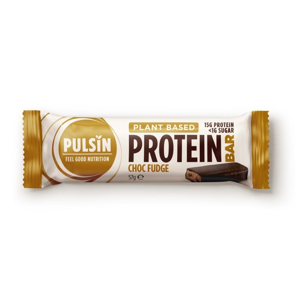 Pulsin's new enrobed protein bar - Choc fudge flavour