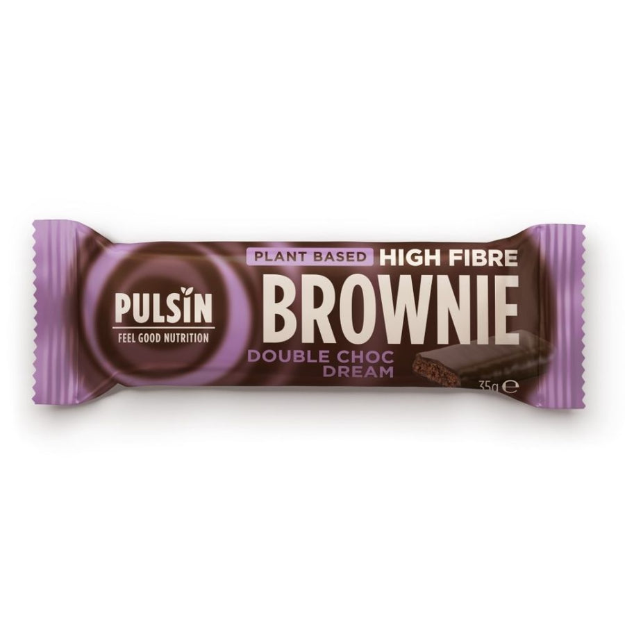 Enrobed high fibre brownie - Double choc dream