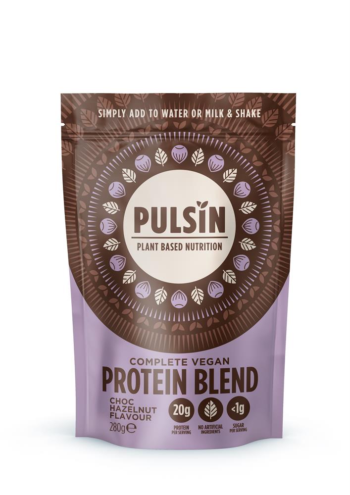 Pulsin Plant Based Natural Hazelnut Protein Powder 280g