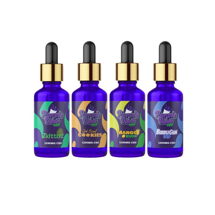 Purple Dank CBD 1200mg Terpene Flavoured Full-Spectrum CBD Oil 30ml (BUY 1 GET 1 FREE)