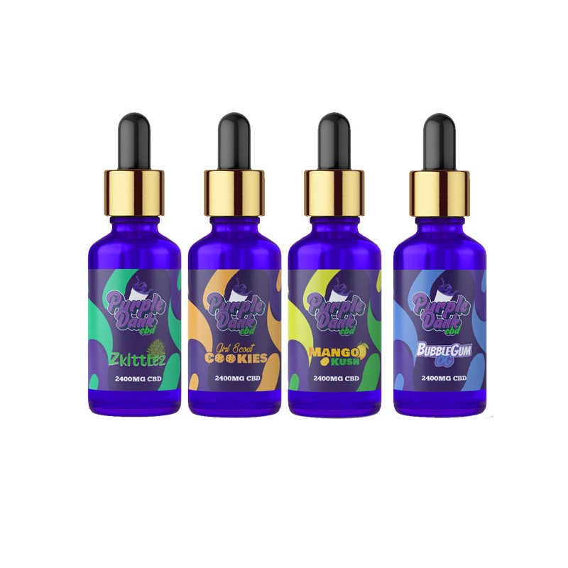 Purple Dank CBD 2400mg Terpene Flavoured Full-Spectrum CBD Oil 30ml (BUY 1 GET 1 FREE)