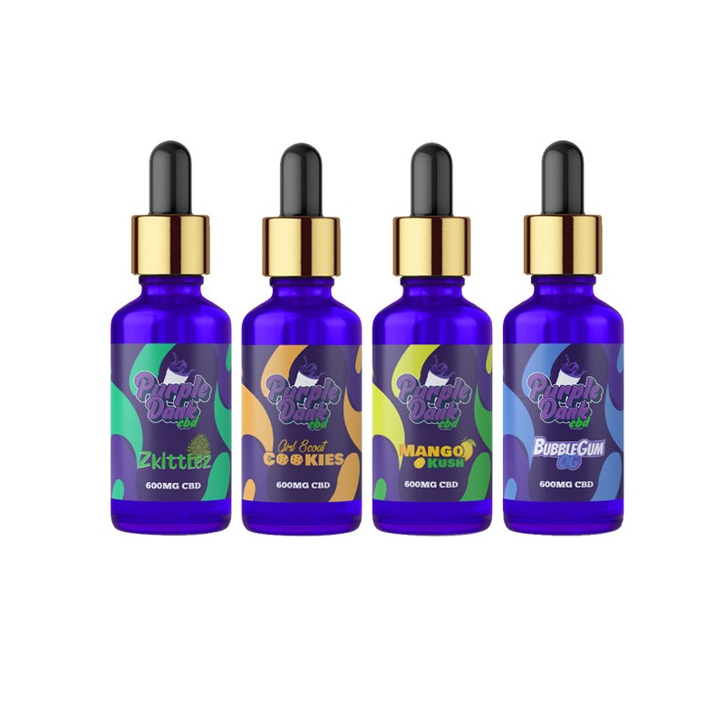 Purple Dank CBD 600mg Terpene Flavoured Full-Spectrum CBD Oil 30ml (BUY 1 GET 1 FREE)