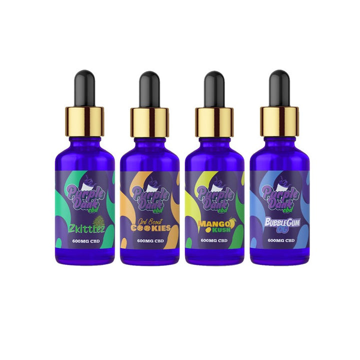 Purple Dank CBD 600mg Terpene Flavoured Full-Spectrum CBD Oil 30ml (BUY 1 GET 1 FREE)