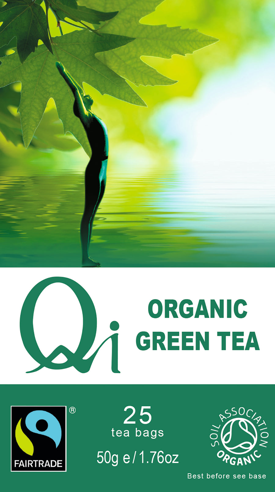 Organic Fairtrade Green Tea 25 Tea bags / 50g