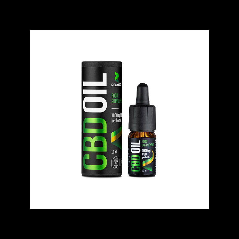 Reakiro 1000mg CBD Oil 10% Full Spectrum - 10ml (BUY 1 GET 1 FREE)