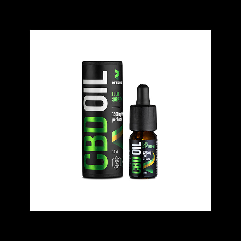 Reakiro 1500mg CBD Oil 15% Full Spectrum - 10ml (BUY 1 GET 1 FREE)