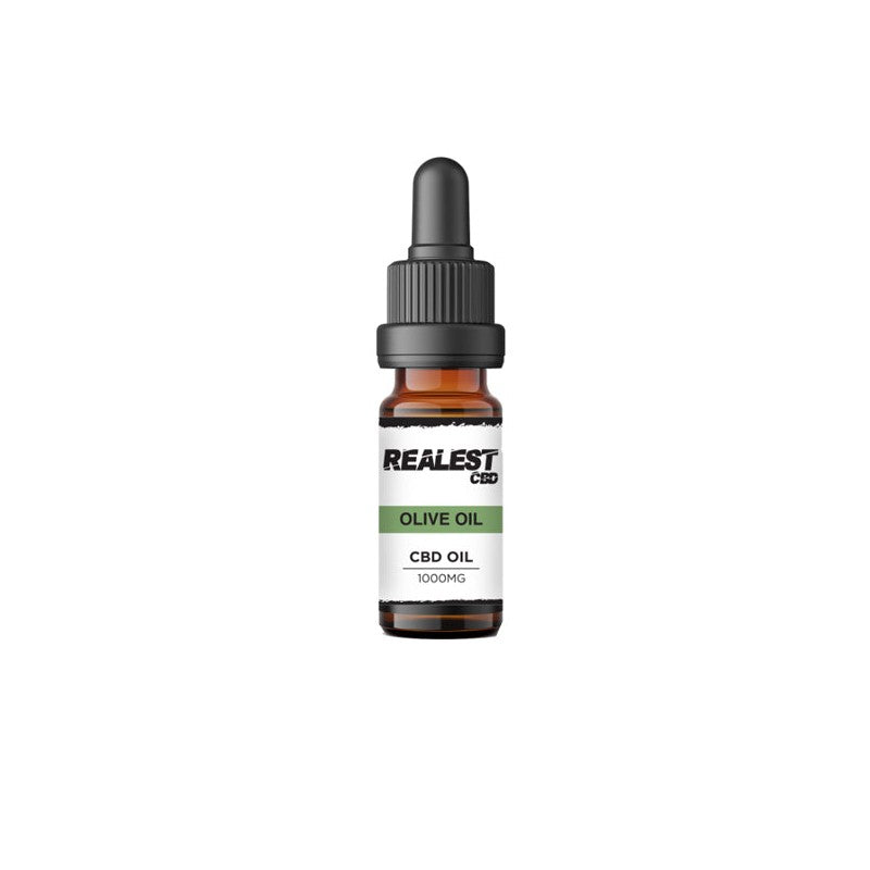 Realest CBD 1000mg Broad-Spectrum CBD 10ml Olive Oil (BUY 1 GET 1 FREE)