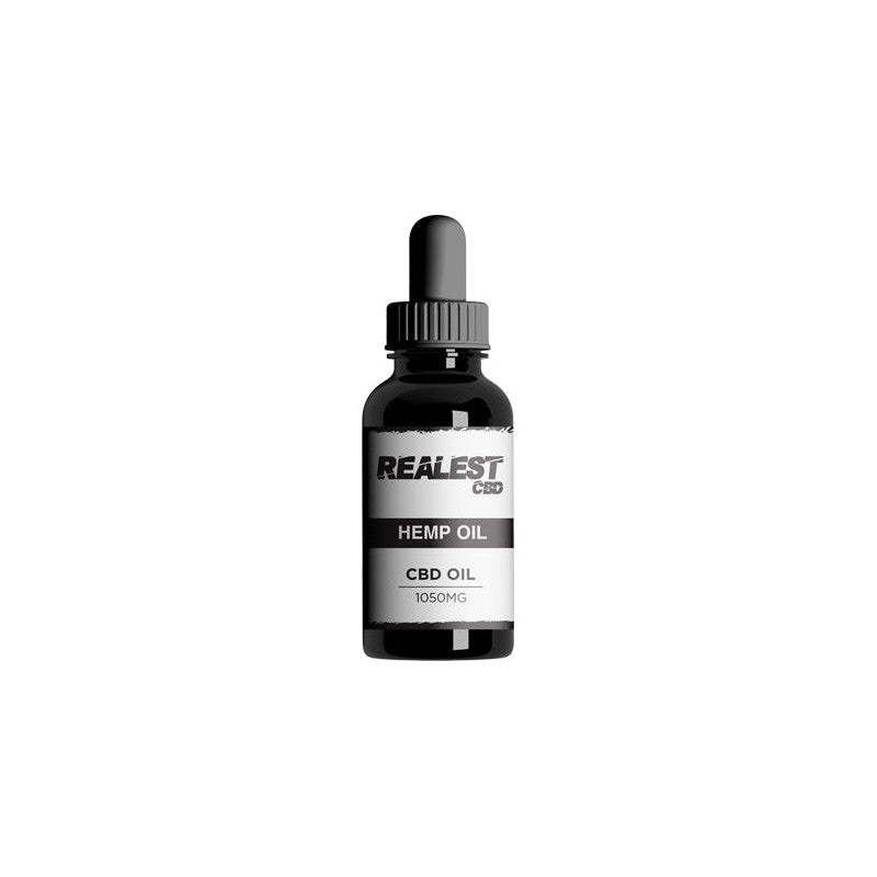 Realest CBD 1050mg Broad Spectrum CBD Hemp Oil - 30ml (BUY 1 GET 1 FREE)