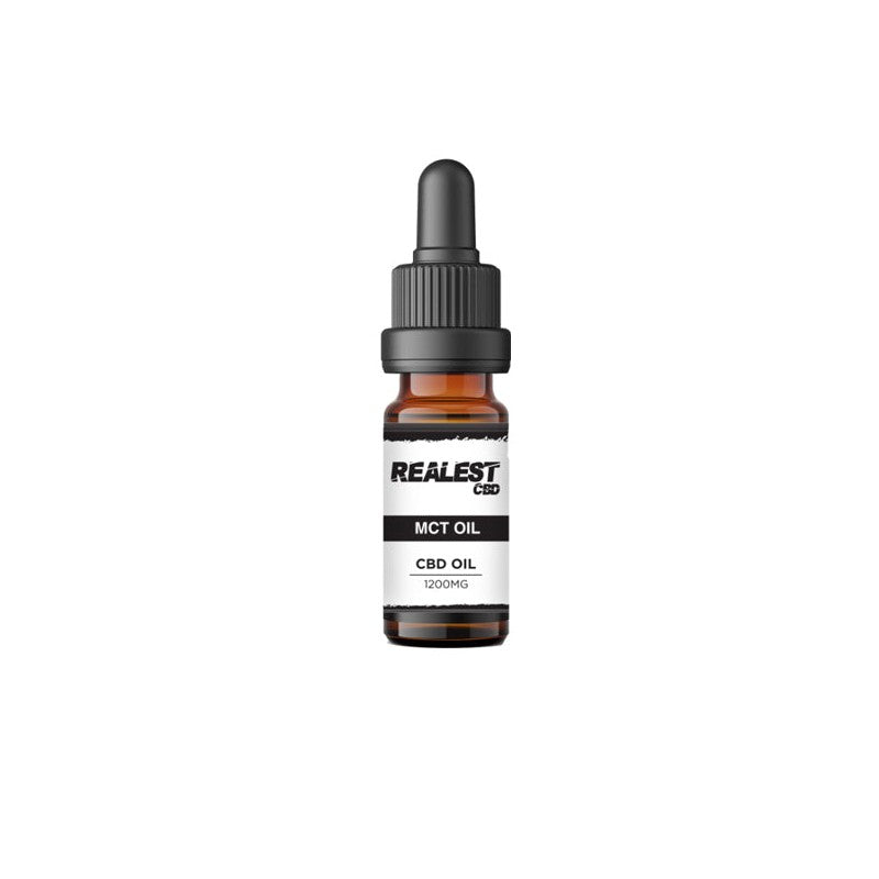 Realest CBD 1200mg Broad Spectrum CBD 10ml MCT Oil (BUY 1 GET 1 FREE)