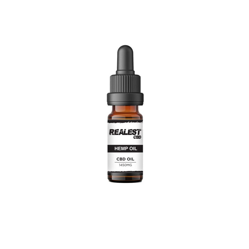 Realest CBD 1450mg Broad Spectrum CBD 10ml Hemp Oil (BUY 1 GET 1 FREE)