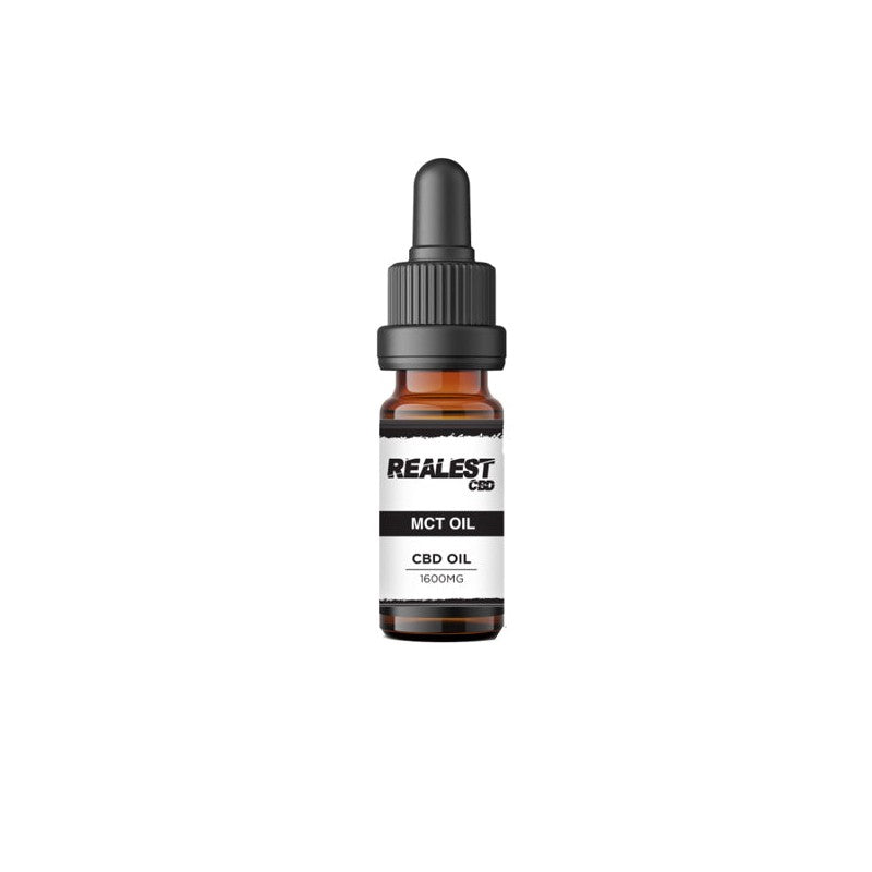 Realest CBD 1600mg Broad Spectrum CBD 10ml MCT Oil (BUY 1 GET 1 FREE)