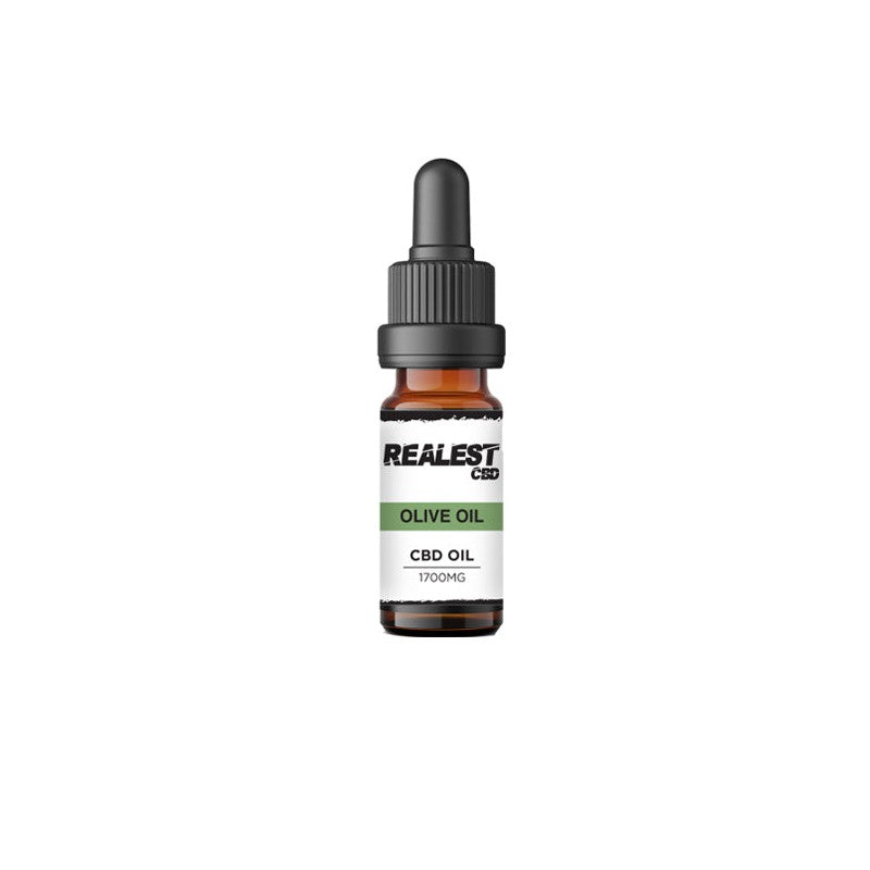 Realest CBD 1700mg Broad Spectrum CBD 10ml Olive Oil (BUY 1 GET 1 FREE)