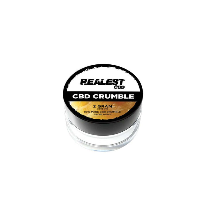 Realest CBD 2000mg 80% Broad Spectrum CBD Crumble (BUY 1 GET 1 FREE)