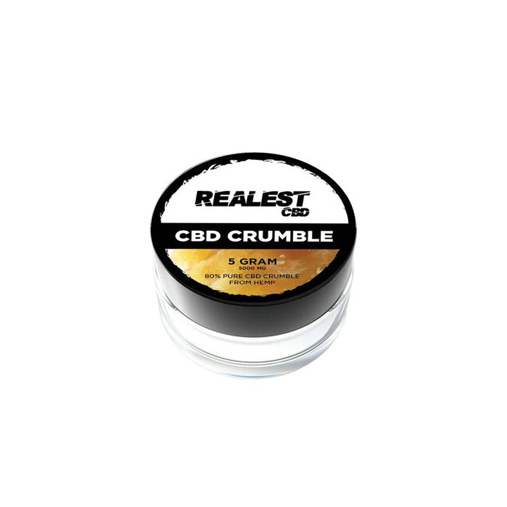 Realest CBD 5000mg 80% Broad Spectrum CBD Crumble (BUY 1 GET 1 FREE)