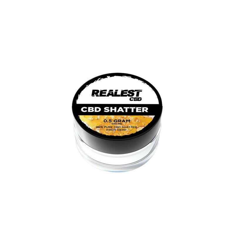 Realest CBD 500mg Broad Spectrum CBD Shatter (BUY 1 GET 1 FREE)