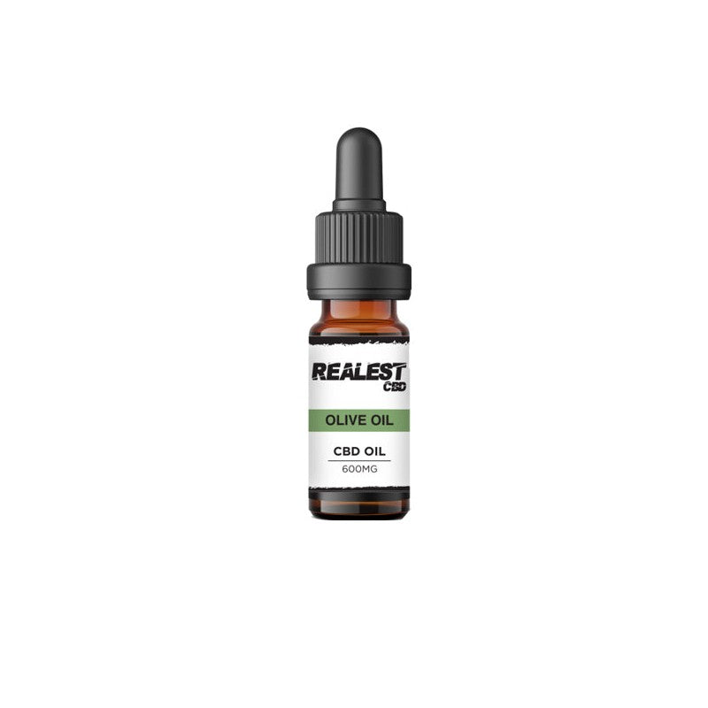 Realest CBD 600mg Broad Spectrum CBD 10ml Olive Oil (BUY 1 GET 1 FREE)