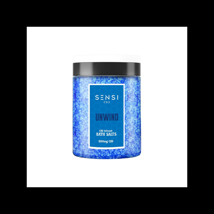 Sensi CBD 1000mg CBD Infused Bath Salts - 700g (BUY 1 GET 1 FREE)