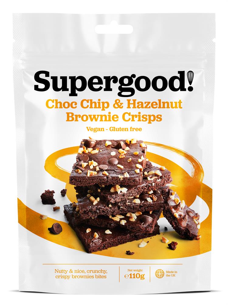 Choc Chip & Hazelnut Brownie Crisps 110g