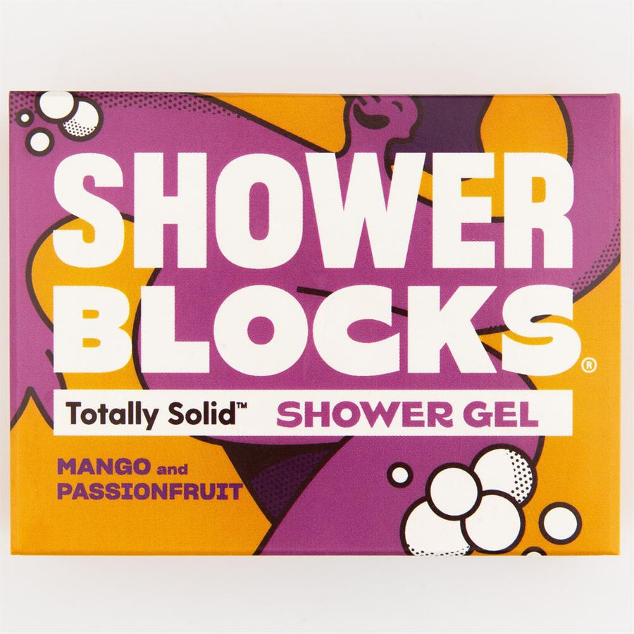 Shower Blocks Solid Shower Gel in Mango Passionfruit 100g