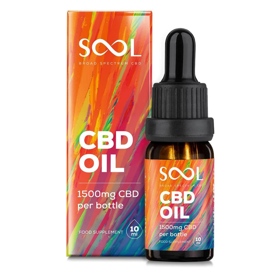 Sool Broad Spectrum CBD Oil 1500mg Certified by The Vegan Society