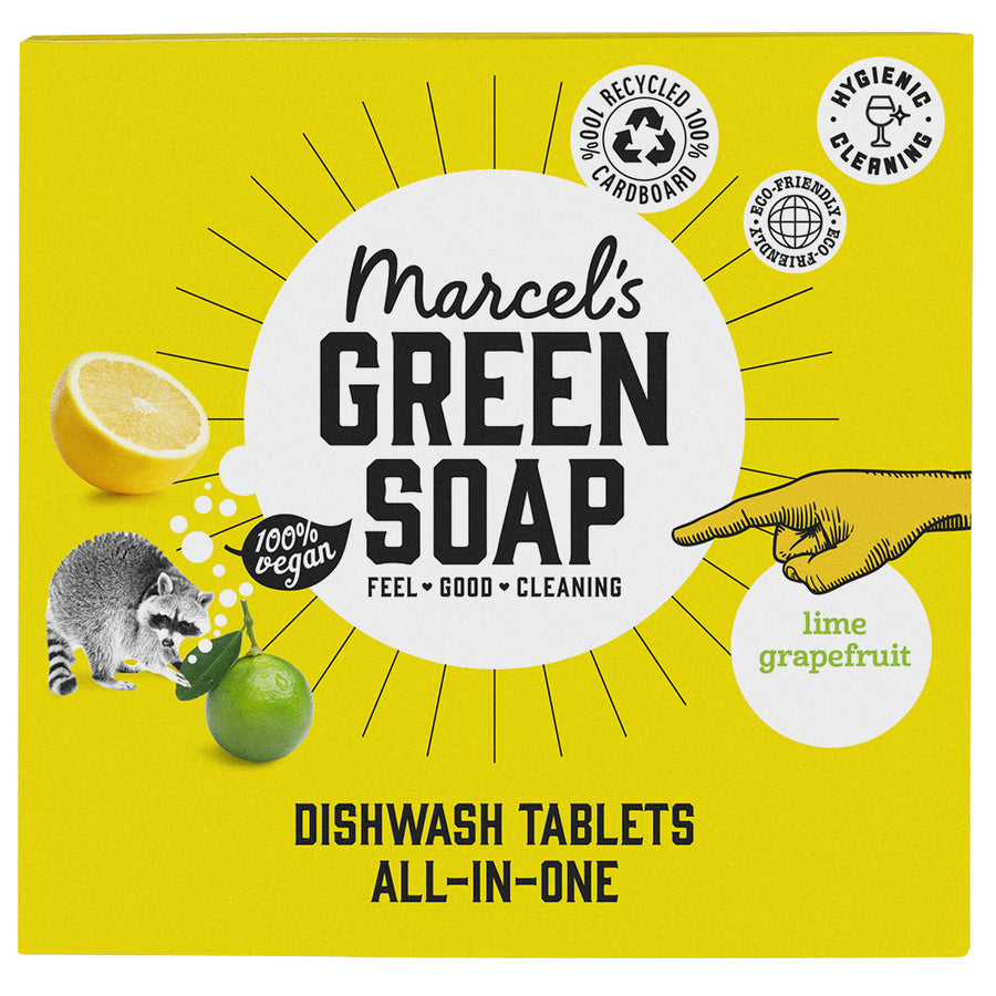 Marcels Dishwash Tabs Grapefruit & Lime - 25 tablets