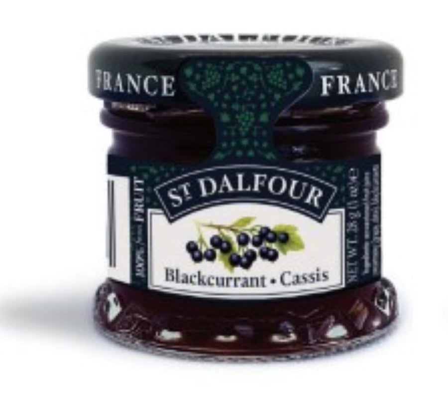 St Dalfour Blackcurrant Fruit Spread 28g