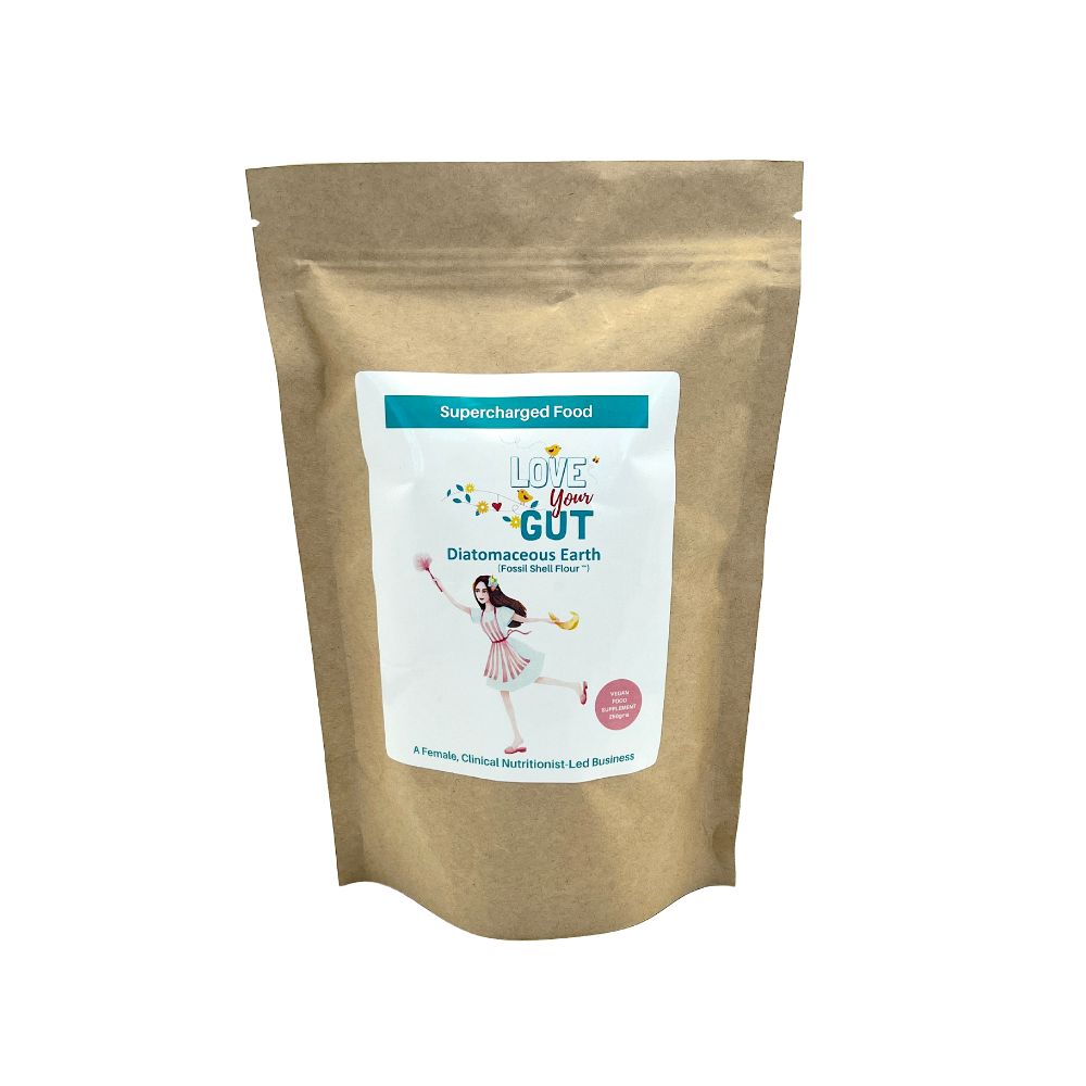 Love Your Gut diatomaceous earth powder. Australia's #1 since '10