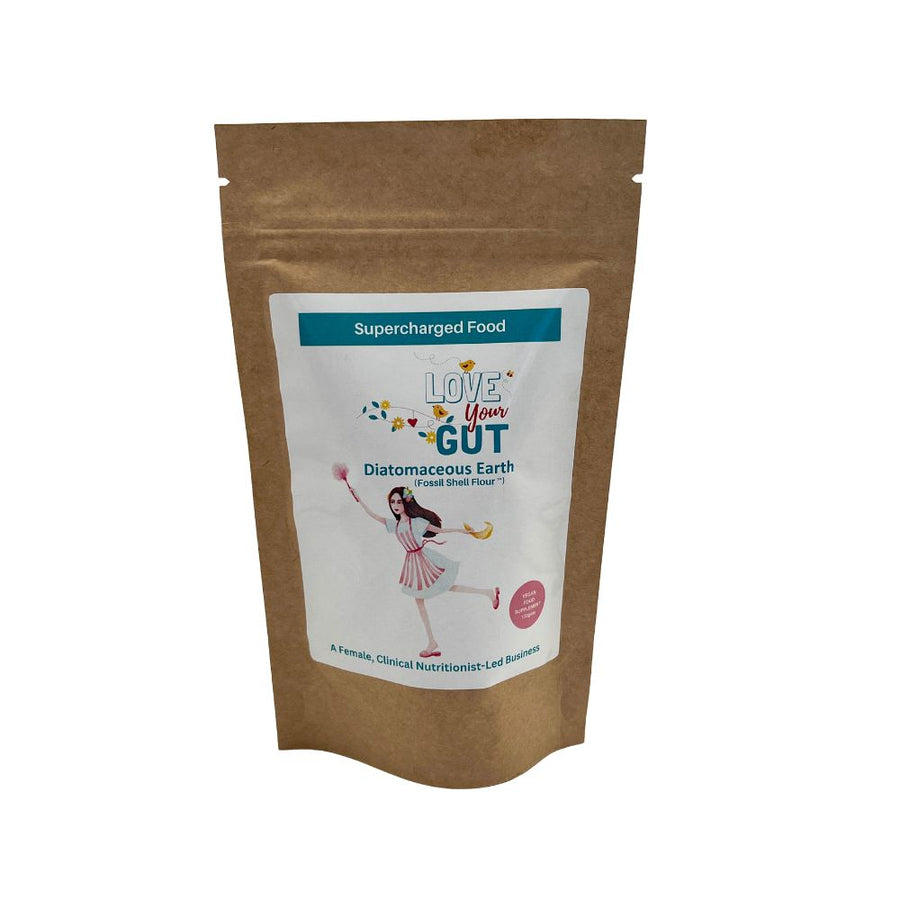 Love Your Gut diatomaceous earth powder. Australia's #1 since '10