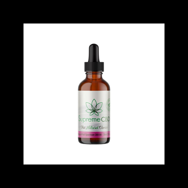 Supreme CBD 1000mg Full Spectrum CBD Tincture Oil - 30ml