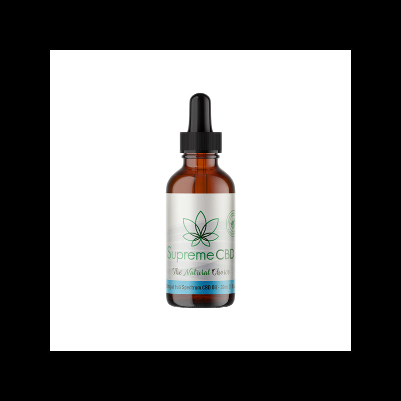 Supreme CBD 1500mg Full Spectrum CBD Tincture Oil - 30ml