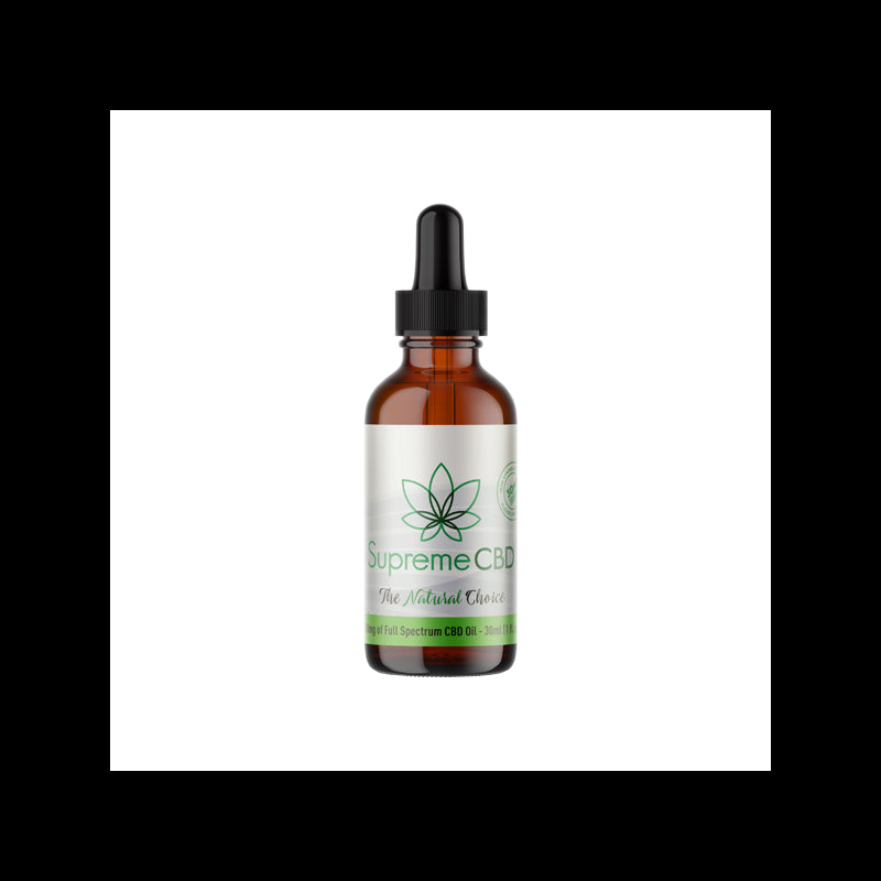 Supreme CBD 3000mg Full Spectrum CBD Tincture Oil - 30ml