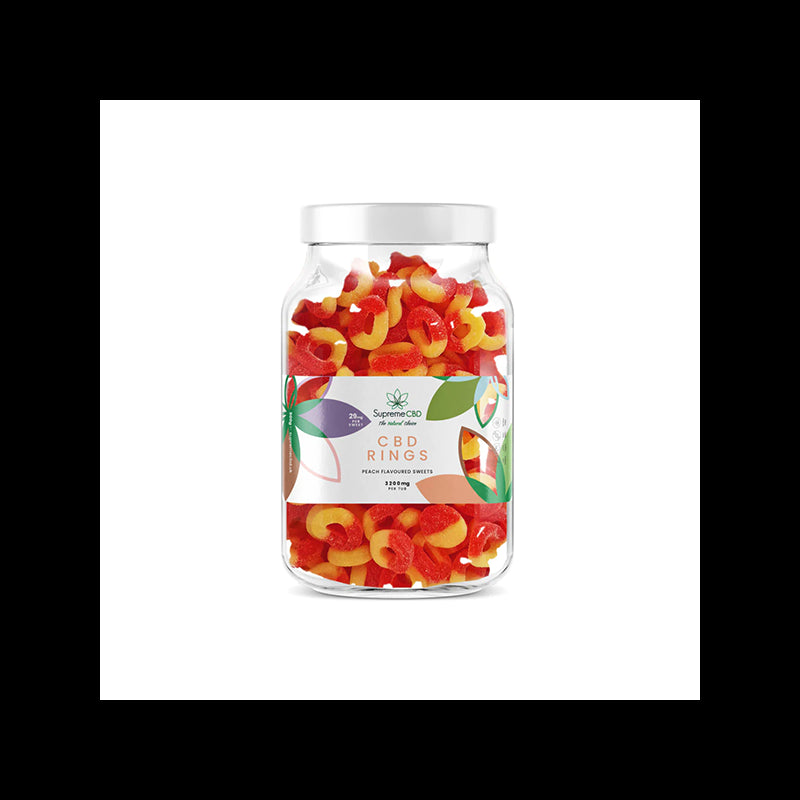 Supreme CBD 3200mg Broad Spectrum CBD Large Gummies