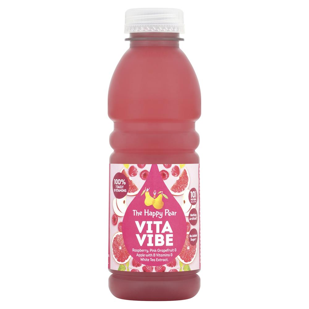 Vita Vibe Raspberry Pink Grapefruit & Apple Drink 500ml