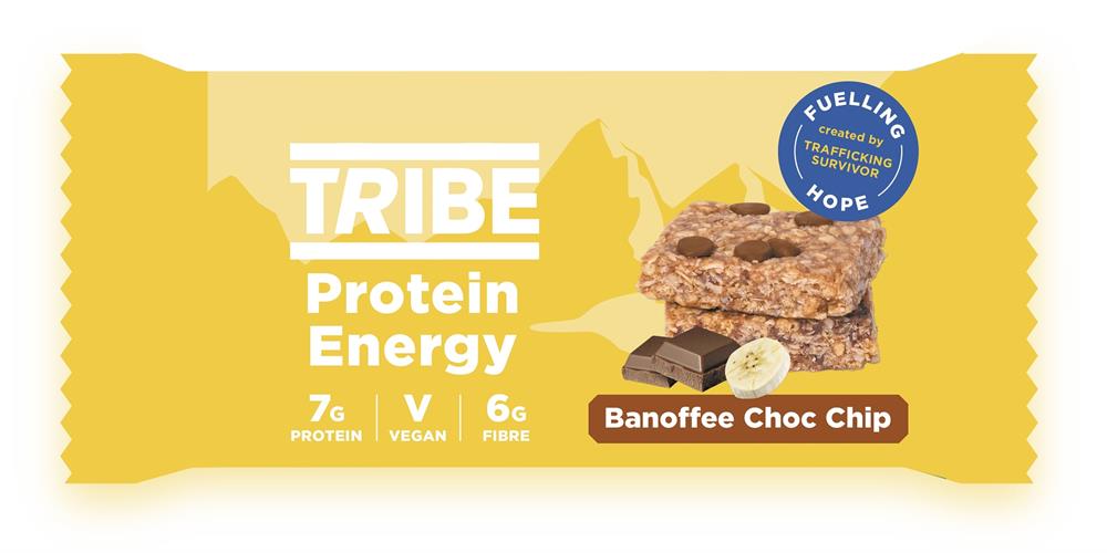 TRIBE Protein Energy Flapjack (Banoffee Choc Chip) 50g