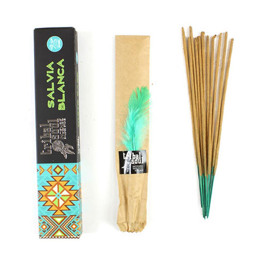 Tribal Soul White Sage Incense sticks 15g Pack.