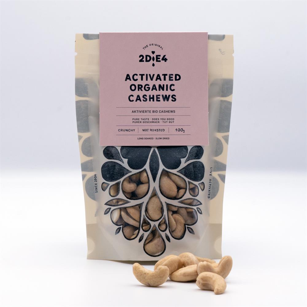 2DiE4 Activated Organic Cashews 100g