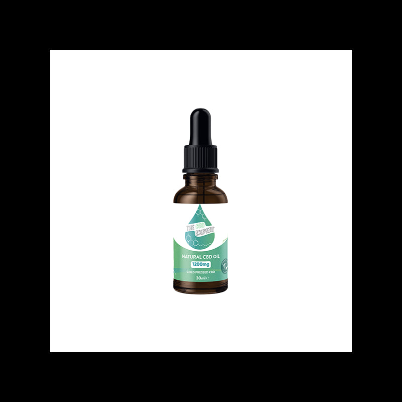 The CBD Expert 1200mg Cold Pressed CBD Oil 30ml