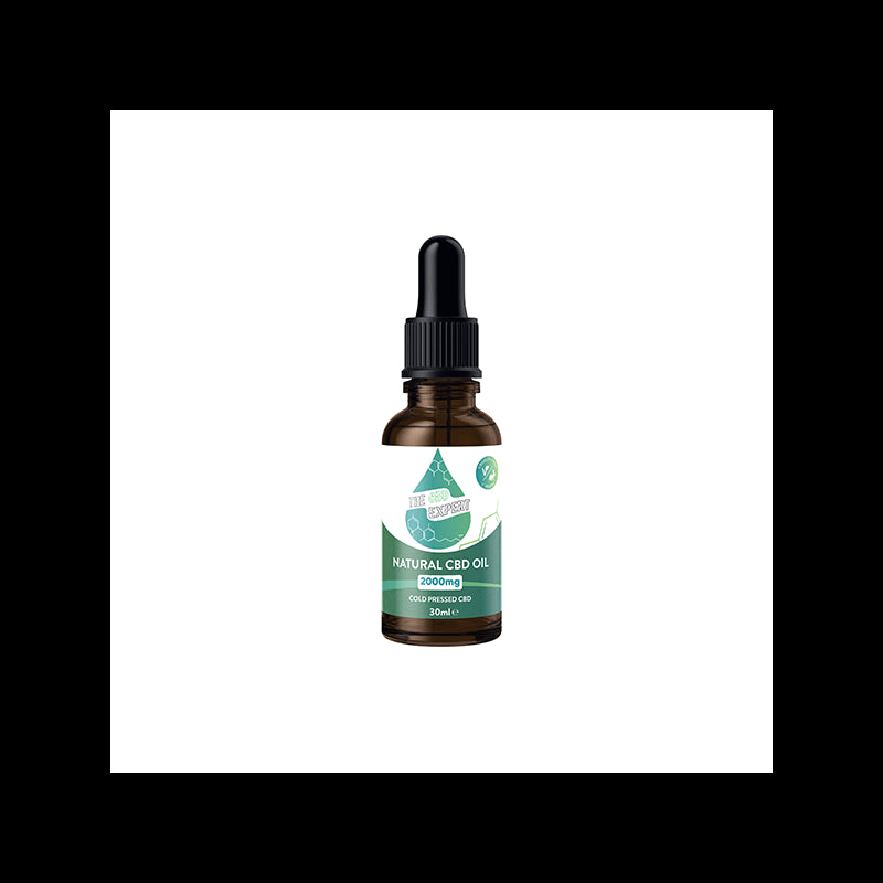 The CBD Expert 2000mg Cold Pressed CBD Oil 30ml