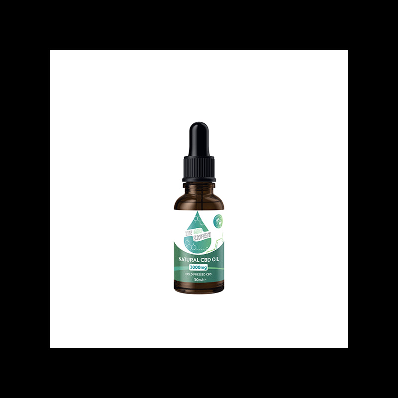 The CBD Expert 3000mg Cold Pressed CBD Oil - 30ml